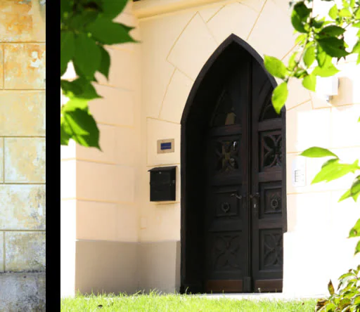 Kirchenportal nach der Restaurierung