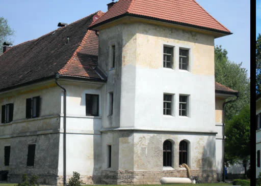 Schloss vor der Restaurierung